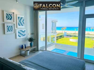 شاليه لقطه بخصم 40% بأميز كاشف البحر بالكامل فيو ولا اروع للبيع في تلال الساحل الشمالي Telal north coast بجوار لافيستا كاسكادا ومراسي وامواج وهاسيندا