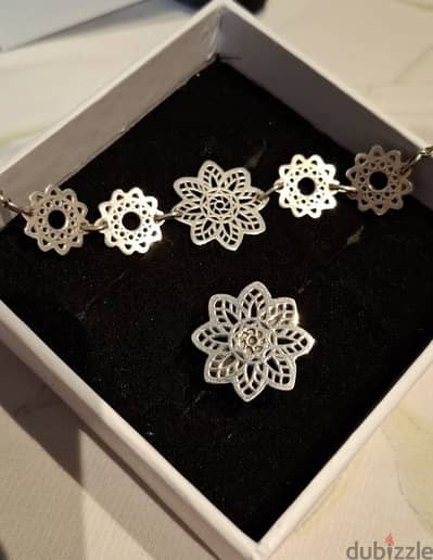 طقم فضه عيار ٩٢٥