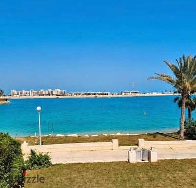 Limited Beachfront Opportunity in Lisan El Wozara, Marina 5 – Fully Furnished Studio with a Wide Open Sea View