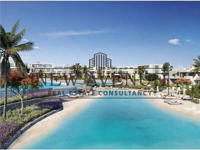 شاليه كورنر بحديقة للبيع متشطب بالكامل في بيت البحر سيدي حنيش الساحل الشمالي من شركة العبد  Shores Beit Al Bahr Sidi Heneish North Coast By El Abd