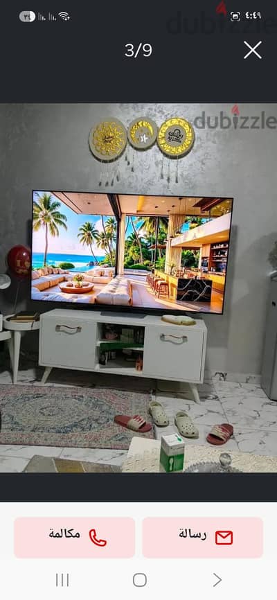 شاشه سامسونج ٦٠ بوصه سمارت ريسيفر داخلى 4k . bu8000