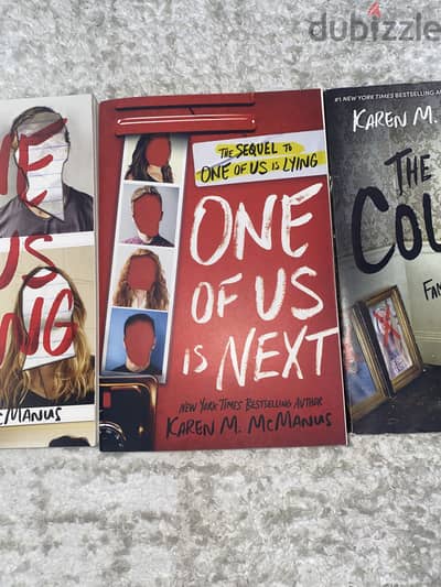 One of us is lying three book collection, great condition, used