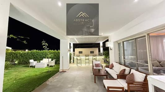 In a prime location a villa with a clear sea view overlooking a large landscaped area is for sale with a 42% discount in New Cairo on the Suez Road In a prime location a villa with a clear sea view overlooking a large landscaped area is for sale with a 42% discount in New Cairo on the Suez Road