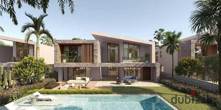 Fully Finished Villa First Row at LYV Caesar Ras El Hekma with 0% DP