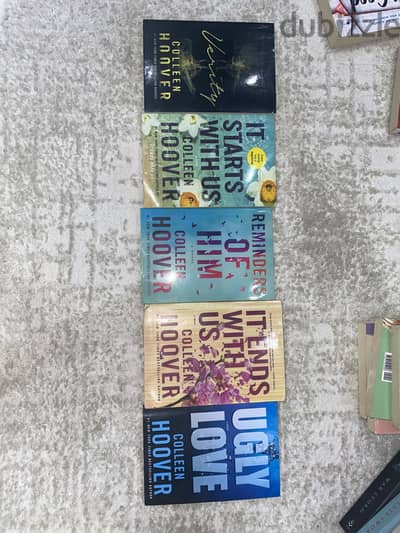 Colleen Hoover 4 books collection + 1 Free- used not original
