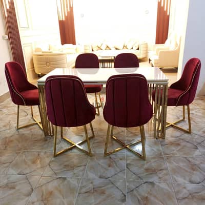 ترابيزة سفرة و6 كراسى