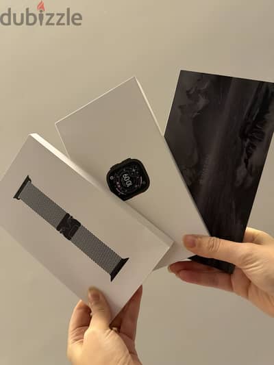Apple Watch Ultra 3 ,Milanese Loop M , 49mm  Gps & Cellular  b100%
