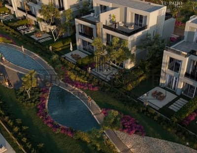 تاون هاوس بحديقة خاصة داخل Patio Town New Cairo، أحدث مشروعات La Vista Developments، واستمتع بأسلوب حياة راقٍ يجمع بين الخصوصية الموقع: موقع استراتيجي