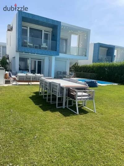 An unrepeatable opportunity, DOUBLE VIEW chalet with a panoramic view in Fouka Bay, Ras Al Hikma with hotel-level ULTRA SUPER LUX finishing.