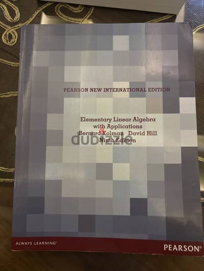 Elementary Linear Algebra with Applications – 9th Edition – Like New