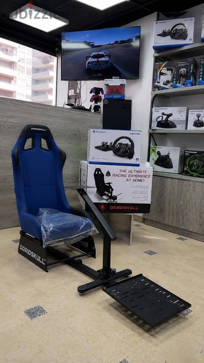 دركسيون Logitech G29 + كرسي سباقات جديد