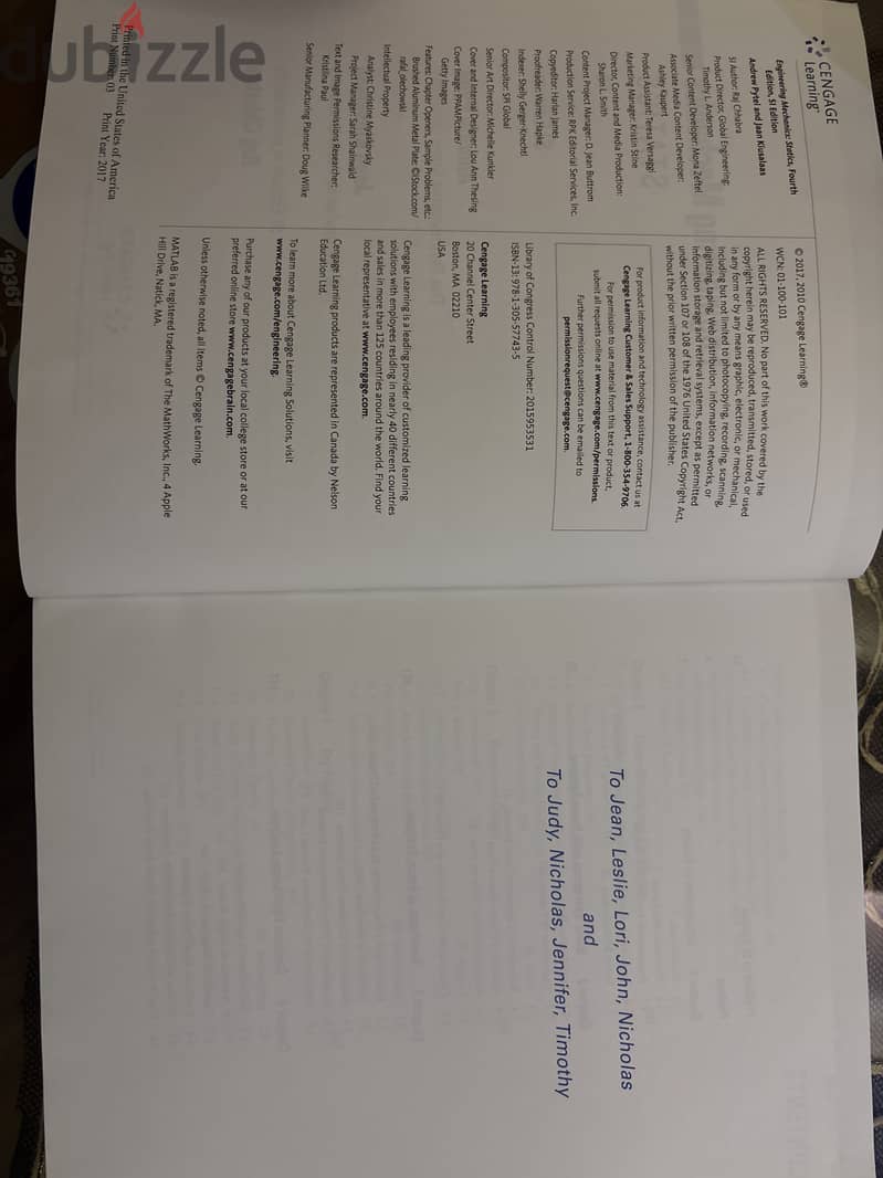 Engineering Mechanics: Statics – SI Edition – 4th Edition – Like New 2