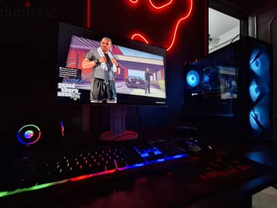 تجميعه جيمينج متكامله بي الشاشه و الكيبورد و الماوس و السماعه