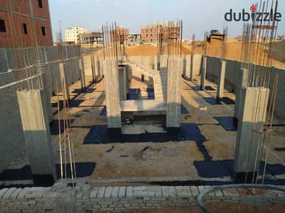 580 sqm Basement Foundation & Columns for Sale in Old Northern District – Directly Opposite Metro Station