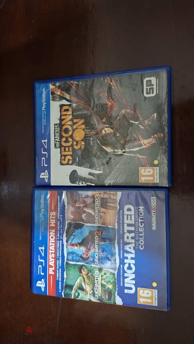 Uncharted & Infamous PS4/PS5 DIsc/CD Games