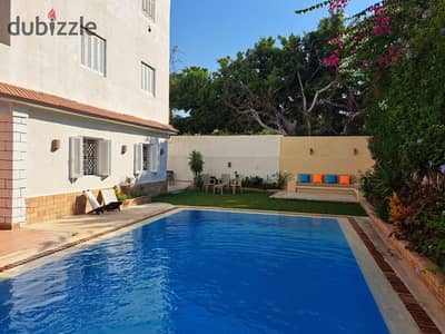 Daily rental villa in the Bianki area in the villas area, Al-Baytach - Alexandria Al-Agamy