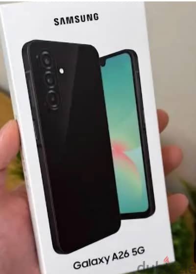 للبيع هاتف سامسونج Galaxy A26 5G بحالة الزيرو تماماً بدون أي خدوش. المو