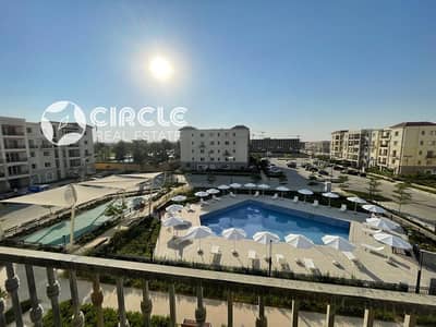 Fully Finished 148m² Serviced Hotel Apartment With 80m² Garden For Rent In Mivida (The Avenues Residences) 5th Settlement New Cairo With Pool View