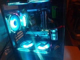 Case Raval with 5 ARgb fans +power 600watt