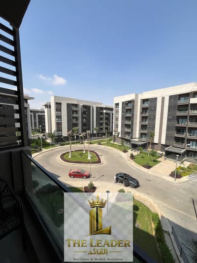 Furnished hotel-style apartment for rent in the Privado compound, Madinaty; 100 sqm with an open view.