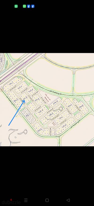 قطعة أرض سكنية مساحة ٥٠٠ متر فى العبور الجديدة الحى ٢٣ الأكثر تميزاً
