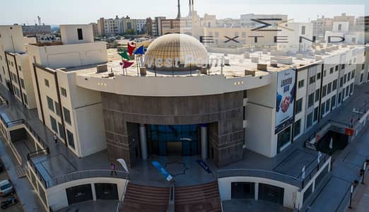 Administrative unit for rent with an area of 130.2 m inside a commercial mall in the heart of 6 October on the central axis near El-Hosari Square