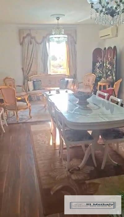 Freehold apartment for sale in Al Rehab City, New Cairo.