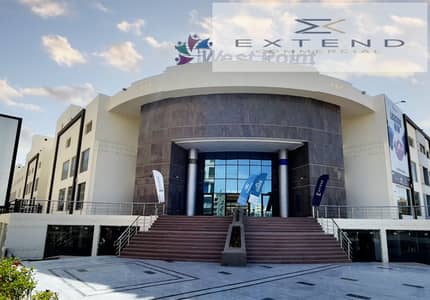 Administrative office for rent with an area of 96.6m inside a commercial mall in the heart of 6 October on the central axis in front of the University of Culture and Science at a distinctive location