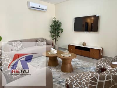 Ultra-furnished apartment for sale in 90 Avenue Compound, next to the American University in New Cairo.
