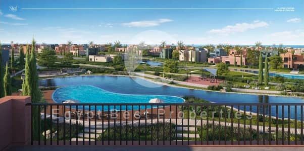 Last Unit!! Chalet 3-Bedrooms_1 Year Delivery_Best Seller_Full Lagoons & Sea View_ Fully Finished + A. C's + Kitchen Cabinets @ORASCOM_RED SEA