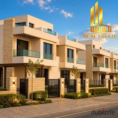 Townhouse Villa for Sale in Noor City – New Administrative Capital | Garden View