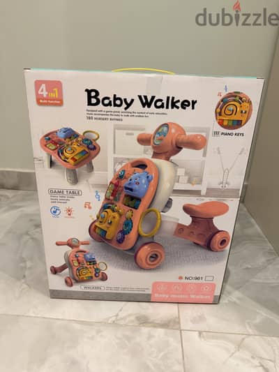 Baby walker 4 in 1