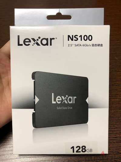 تصفيات هاردات ⁦⁦SSD⁩⁩ ماركة ليكسر ⁦⁦128⁩⁩ جيجا جديدة متبرشمة بـ 999ج