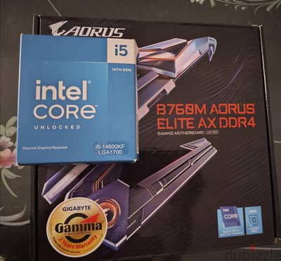 b760   aorus ddr4 and core i5 14600kf