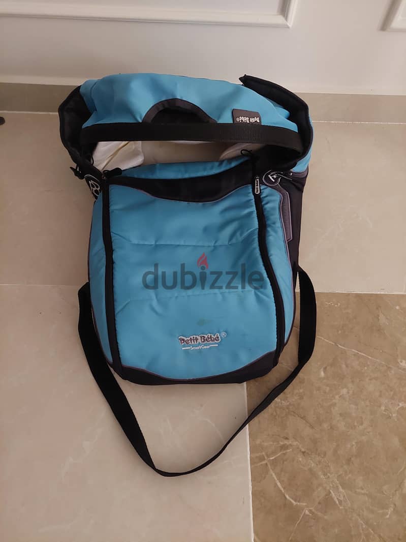 baby cot ازرق 1