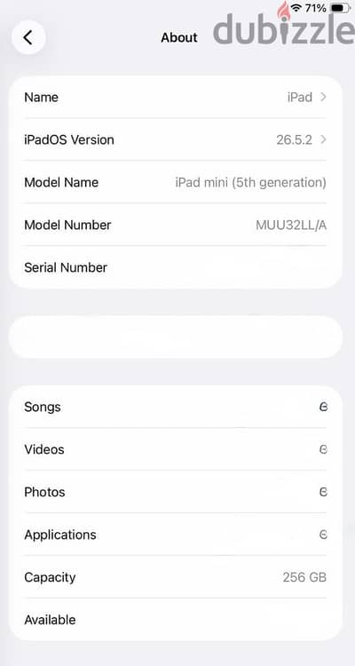 iPad mini 5th Generation