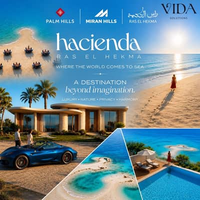 Own a Luxury Twin House with a Full Lagoon View at Hacienda Ras El Hekma by Palm Hills