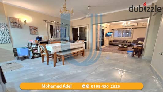شقة 115م للبيع - المعمورة الشاطئ  - عمارات رئاسة الجمهورية - السعر 3.400. 000 مليون
