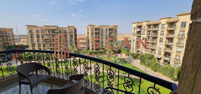 Apartment for rent in Al Rehab City, garden view, prime location Near services. Rent includes kitchen and air conditioning only.