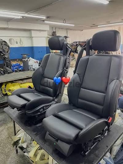 طقم كراسي E46 M3 اوريجنال كهرباء بحالة ممتازة