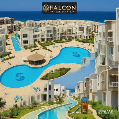 متشطب و تسليم فوري  صف أول ع البحر في راس الحكمة يود الأهلي صبور بجوار سولت youd North coast
