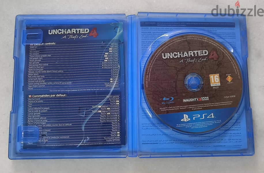 used Uncharted 4 cd (arabic) 2