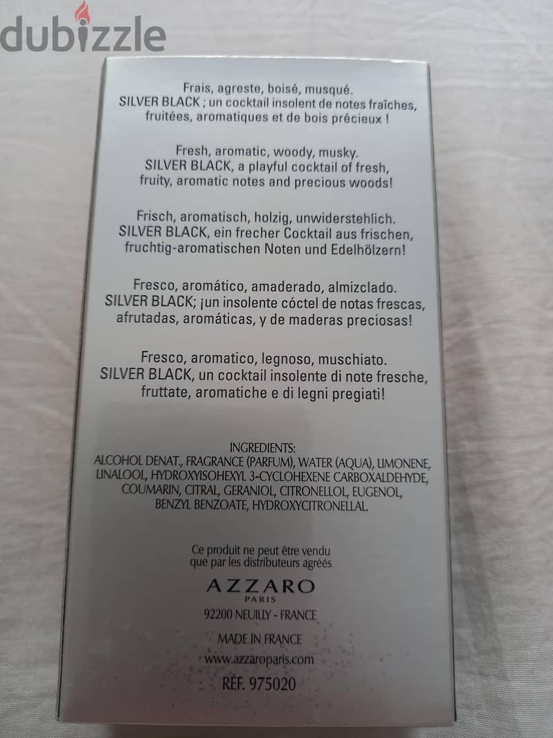 AZZARO SILVER BLACK 50ML 1