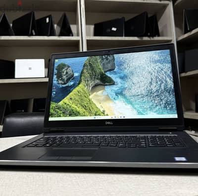 Dell Precision 7730core i7_جيل ٨_vega nvidia quadro P5200_ssd512_Ram16