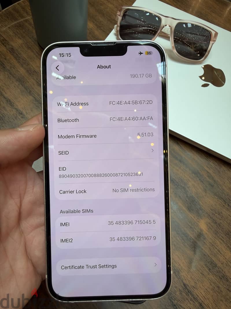iPhone 13 256gb used zero TAX 3