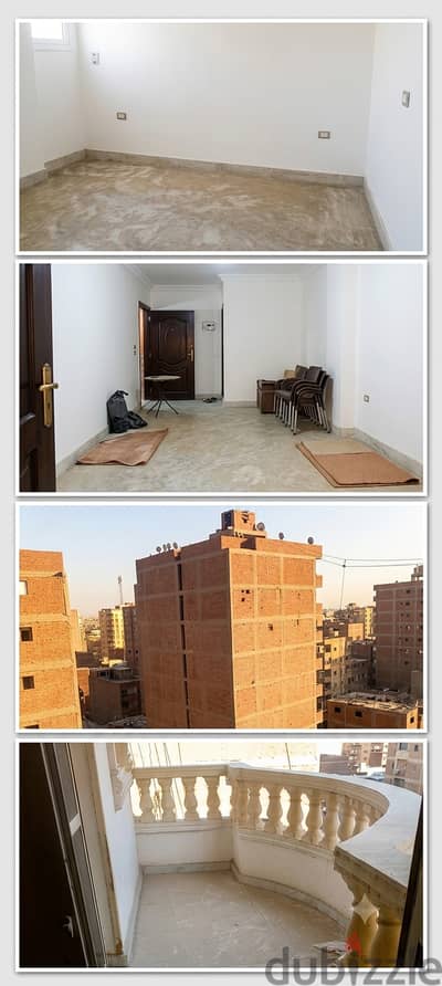 شقة 120م للإيجار بالهرم – 3 غرف – أسانسير – شارع ترعة السيسي