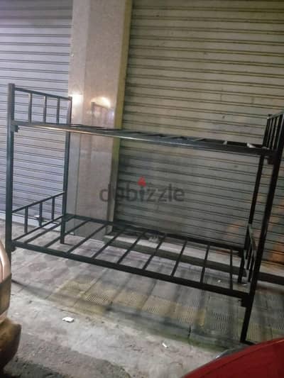 سرير حديد بملل حديد دورين بسلم وبدون سلم Furniture oh