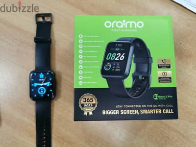 orimo watch 2 pro تدعم المكالمات بحالة ممتازة بكل حاجتها