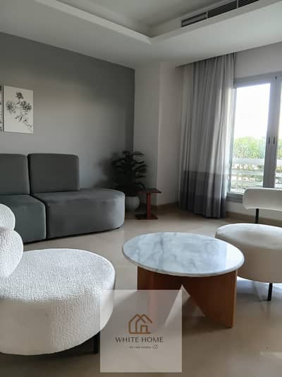 Luxury Fully Furnished Ground Floor Apartment with Private Garden for Rent in Cairo Festival City (CFC)