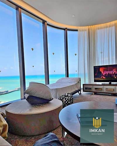 شقة للبيع 174م متشطبه استلام فوري Sea View في الحي اللاتيني العالمين الجديدة في الساحل الشمالي Latin
